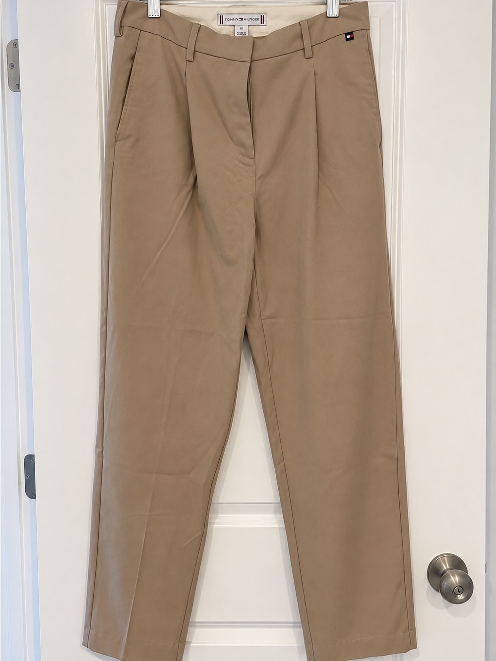 Tommy Hilfiger Men's Tan Slim Chinos